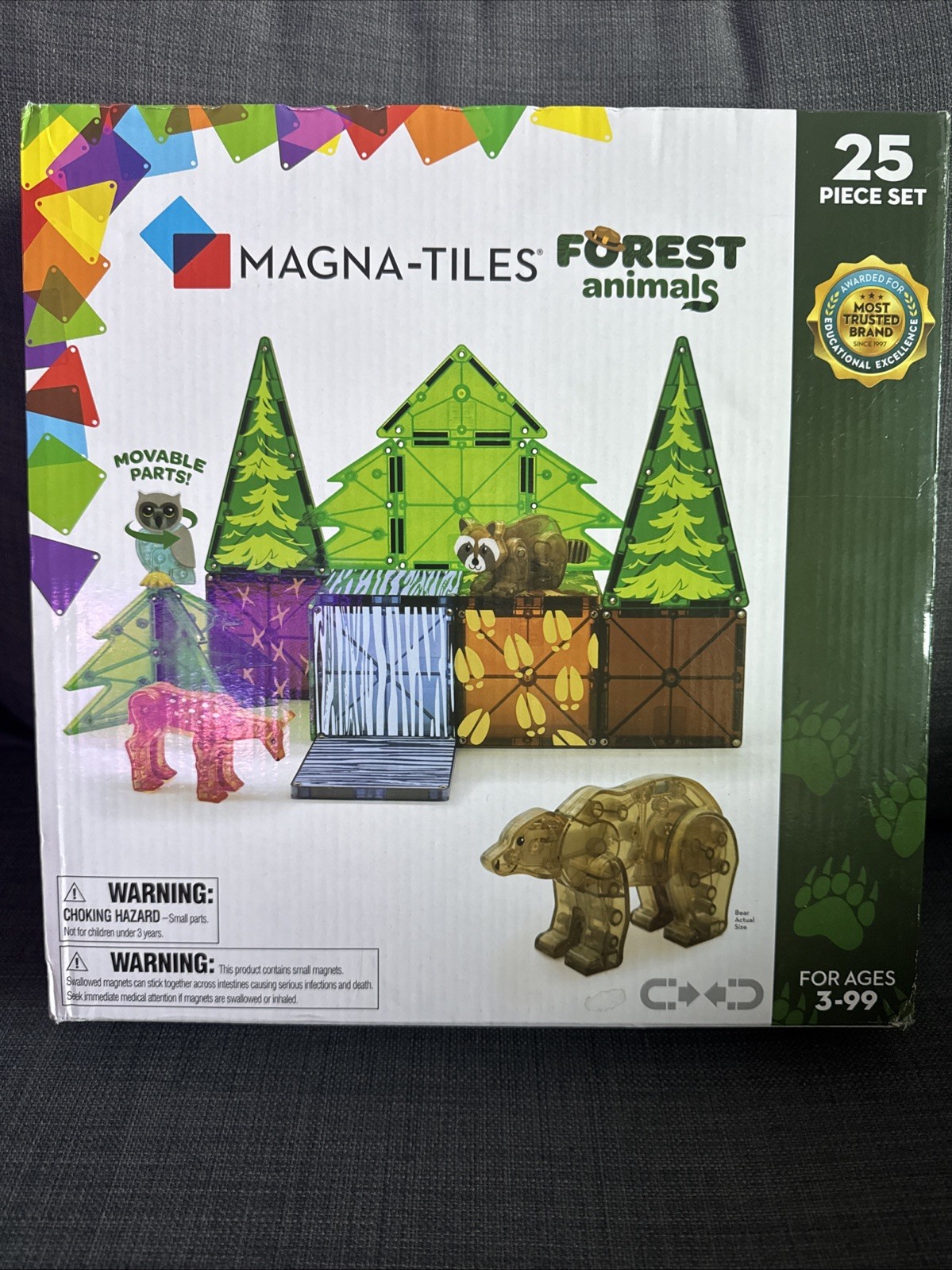 Magna-Tiles Forest Animals