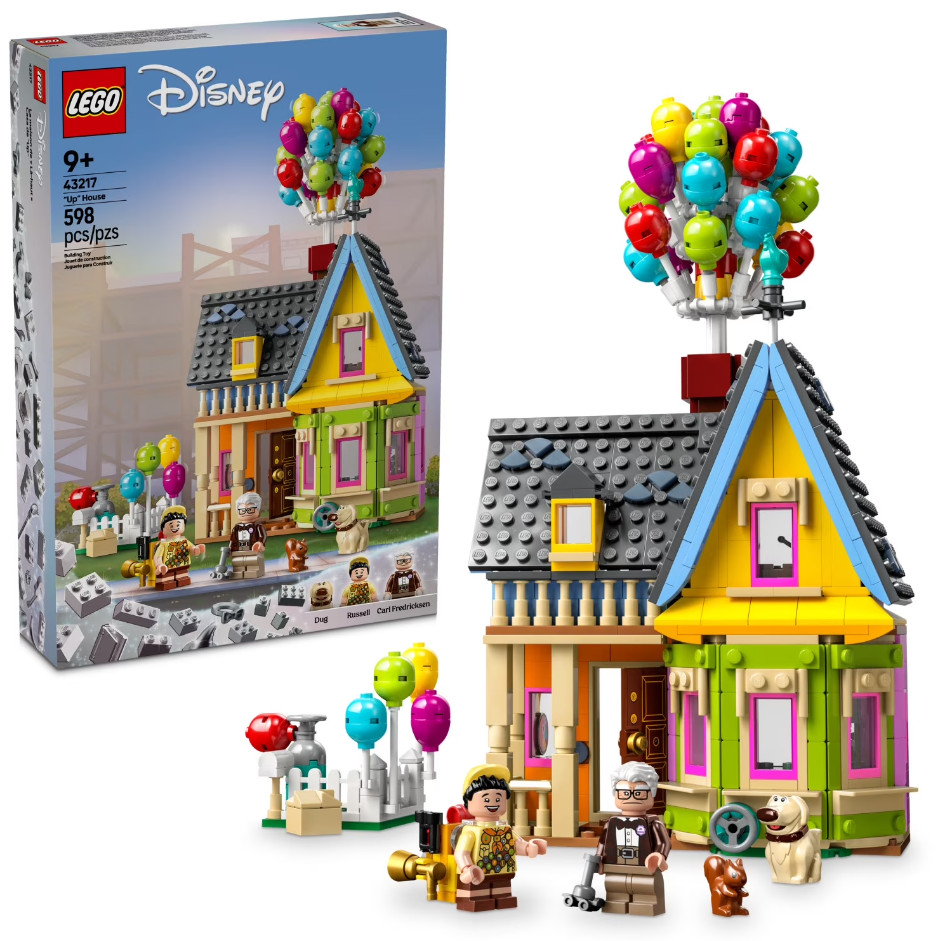 LEGO Disney and Pixar ‘Up’ House 43217- Disney 100 Celebration Building Toy Set