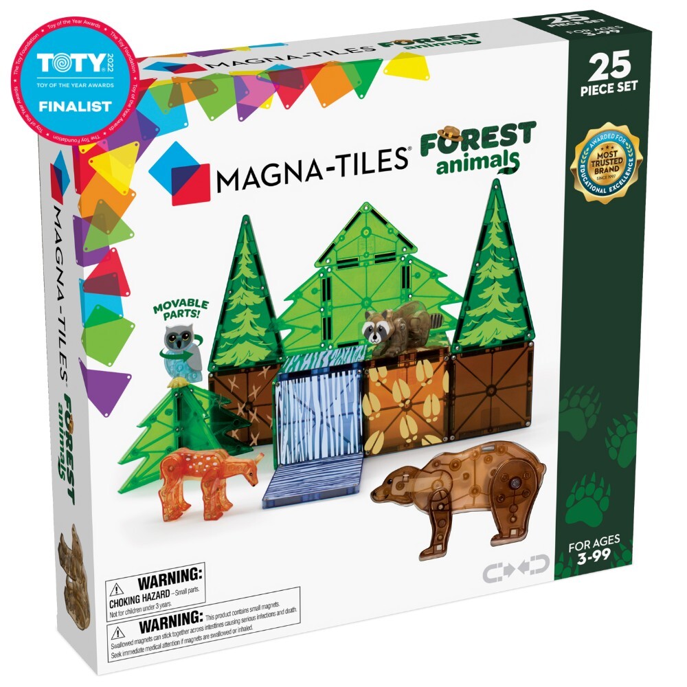 Magna-Tiles – Forest Animals 25 pcs Set – NEW MINT