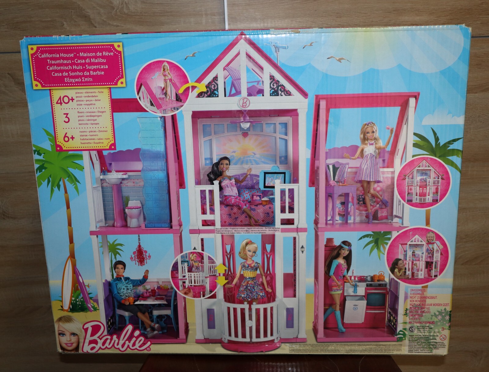 Mattel Barbie California House Malibù House sealed Nib ultra rare