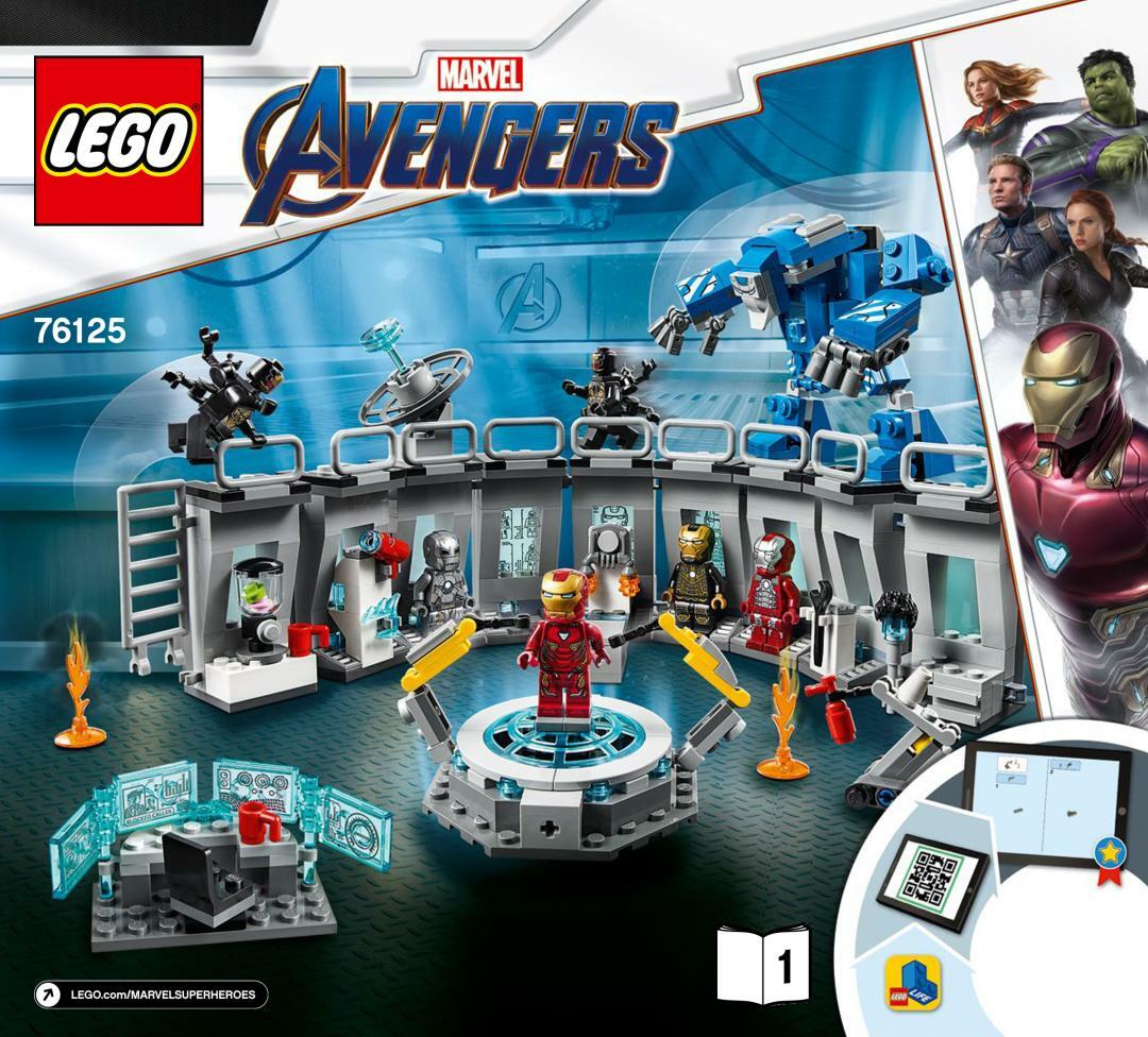 LEGO Super Heroes Avengers – Iron Man Hall of Armor 76125 – New (no Box)