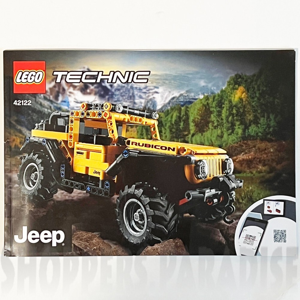 LEGO Technic JEEP WRANGLER 42122 Instruction Manual Booklet Only .. New
