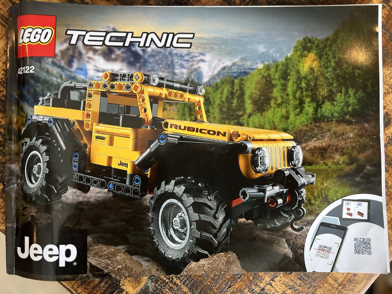 Lego Technic Manual Jeep Wrangler Yellow Instructions ONLY Catalog  42122