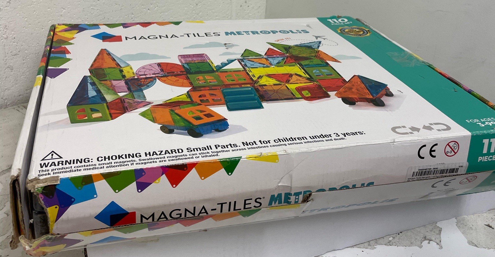 Magna-Tiles Metropolis Set Magnetic Building Set – 20110 Open Box Brand New