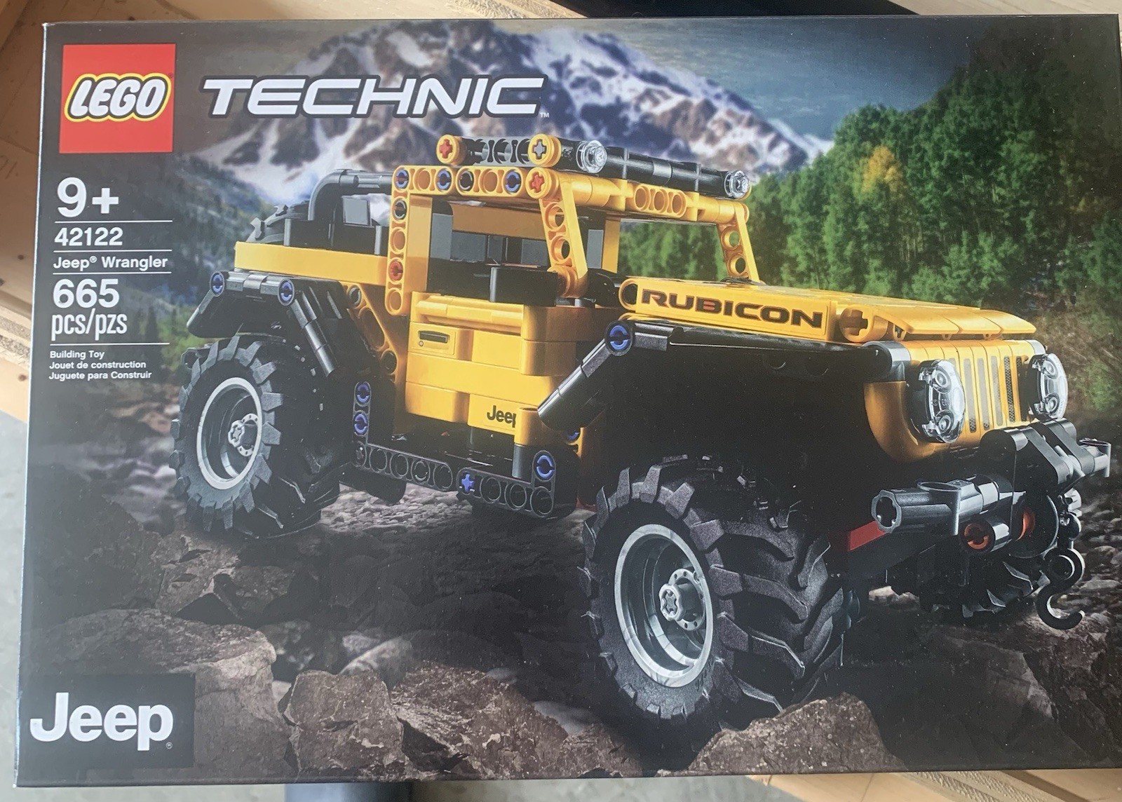 lego 42122 technic jeep wrangler rubicon
