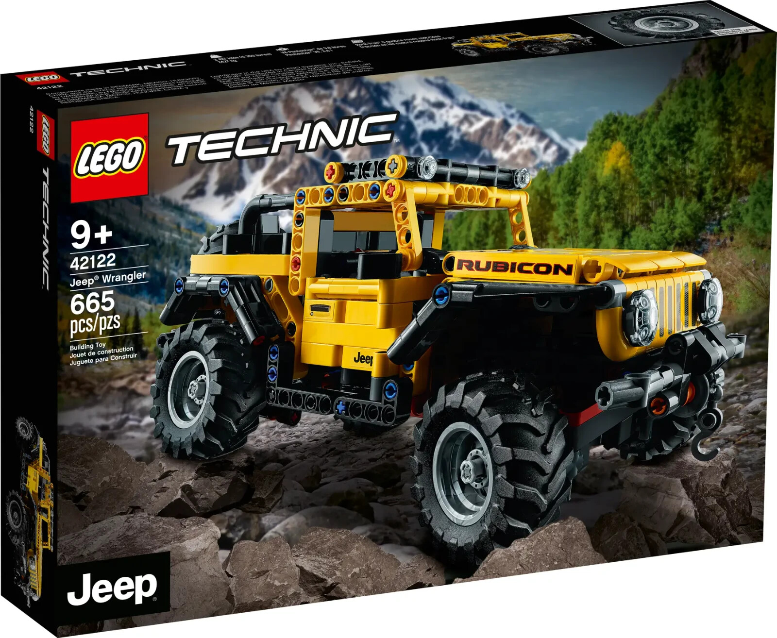 LEGO RETIRED Jeep Wrangler Technic #42122 NEW Factory Seal 665 Pieces