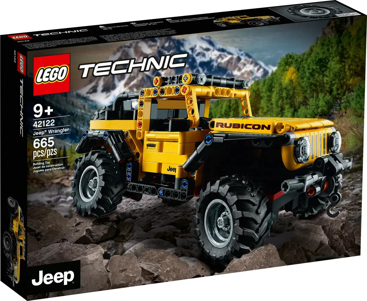 NIB – RETIRED – LEGO 42122 Technic Jeep Wrangler Brand New Sealed Rubicon