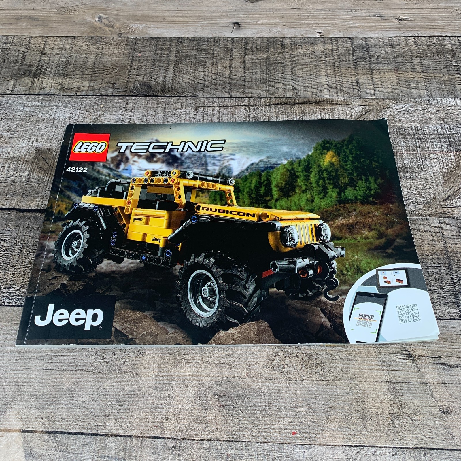 LEGO Technic Jeep Wrangler INSTRUCTION MANUAL ONLY 42122