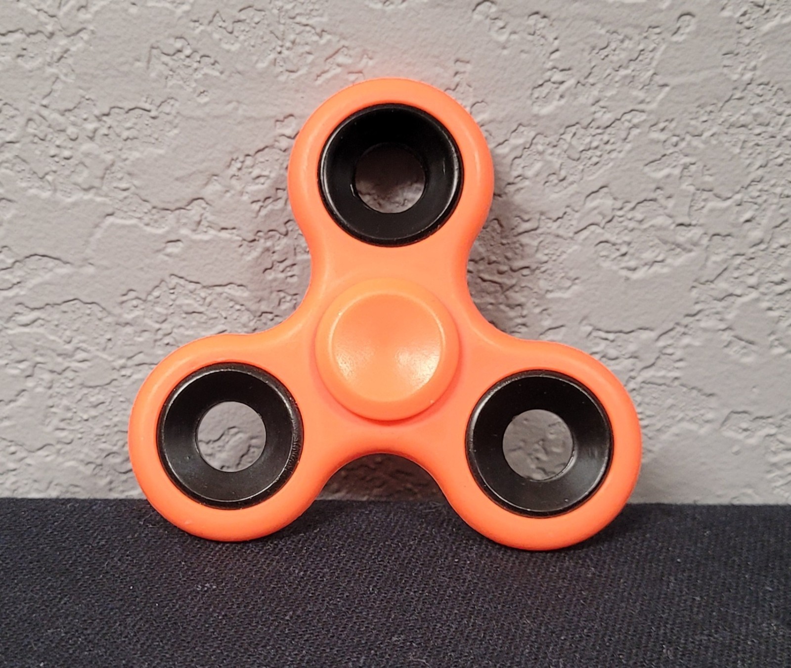 Fidget Spinner Sensory Toy Orange Black