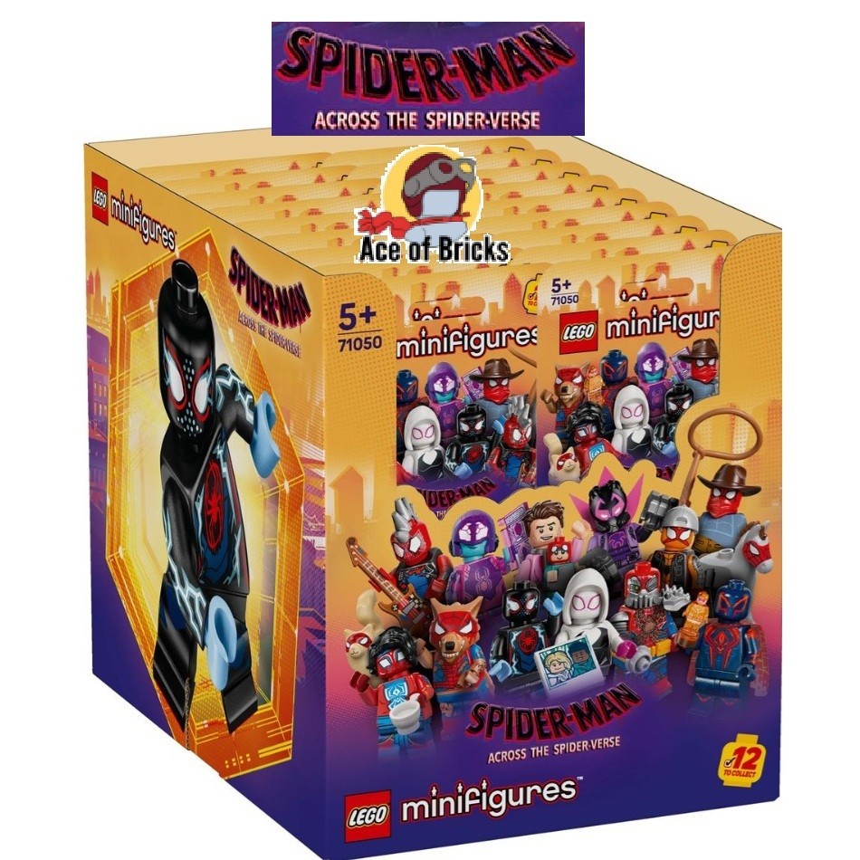 LEGO 71050 Minifigures Spider-man Across the Spider Verse Case of 36 (IN STOCK)