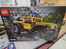 LEGO Technic Jeep Wrangler 4×4 Toy Car Model Building Kit, (42122) Box Has Wear