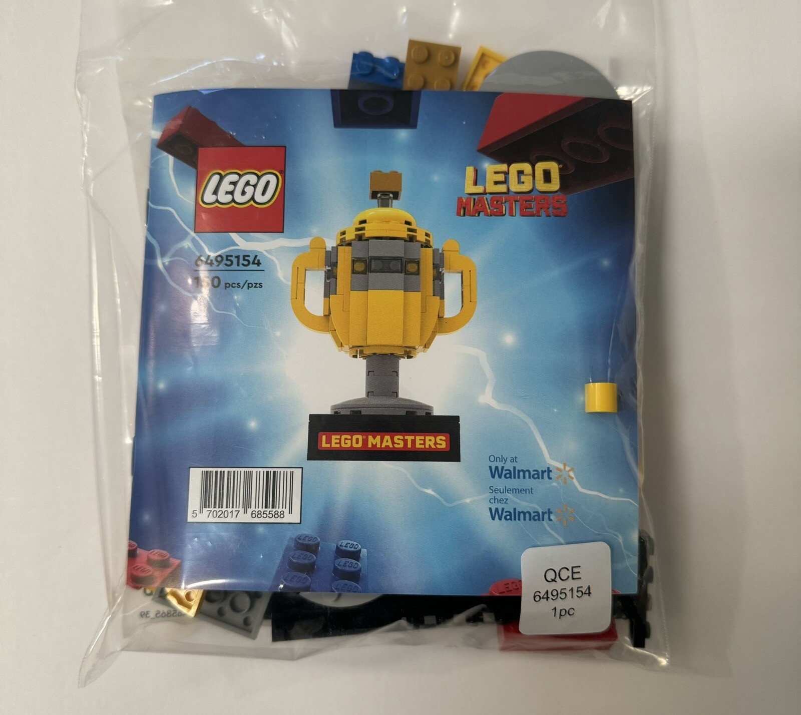 LEGO Masters 6495154 Mini Trophy – Walmart Limited Edition – Brand New – 150 PCS