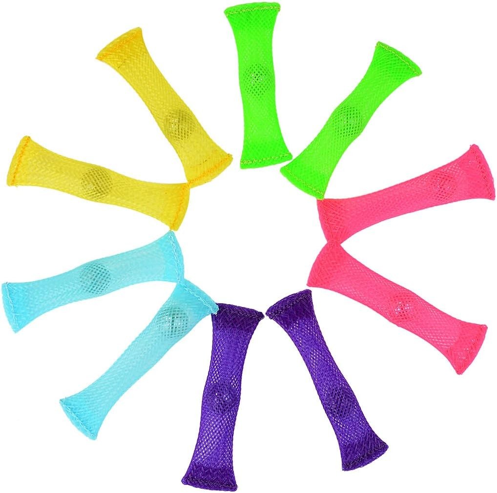 FIDGET TOYS Package of 10 5 Colors Soothing Marble Fidgets
