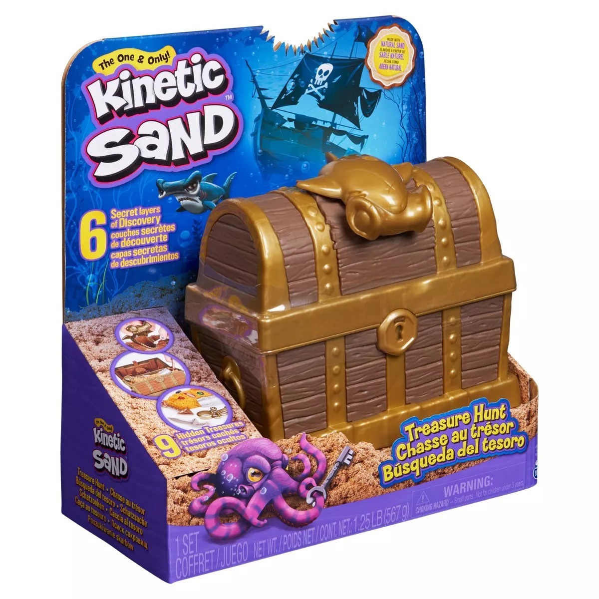kinetic Sand treasure hunt