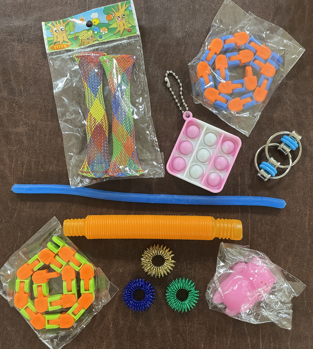 11 pcs Fidget Toys Set, Stress & Anxiety Relief Fidget Toy Set