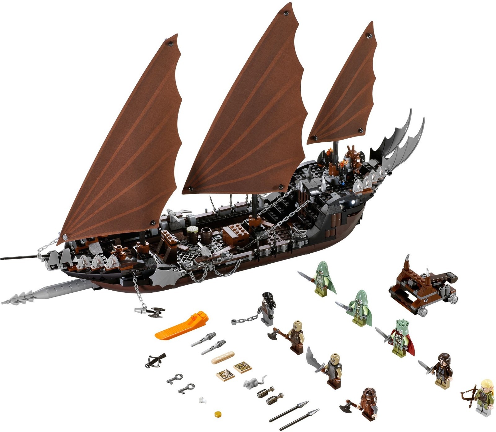 NEW Custom for Lego LOTR Pirate Ship Ambush 100% MOC Set 79008 FAST SHIPPING