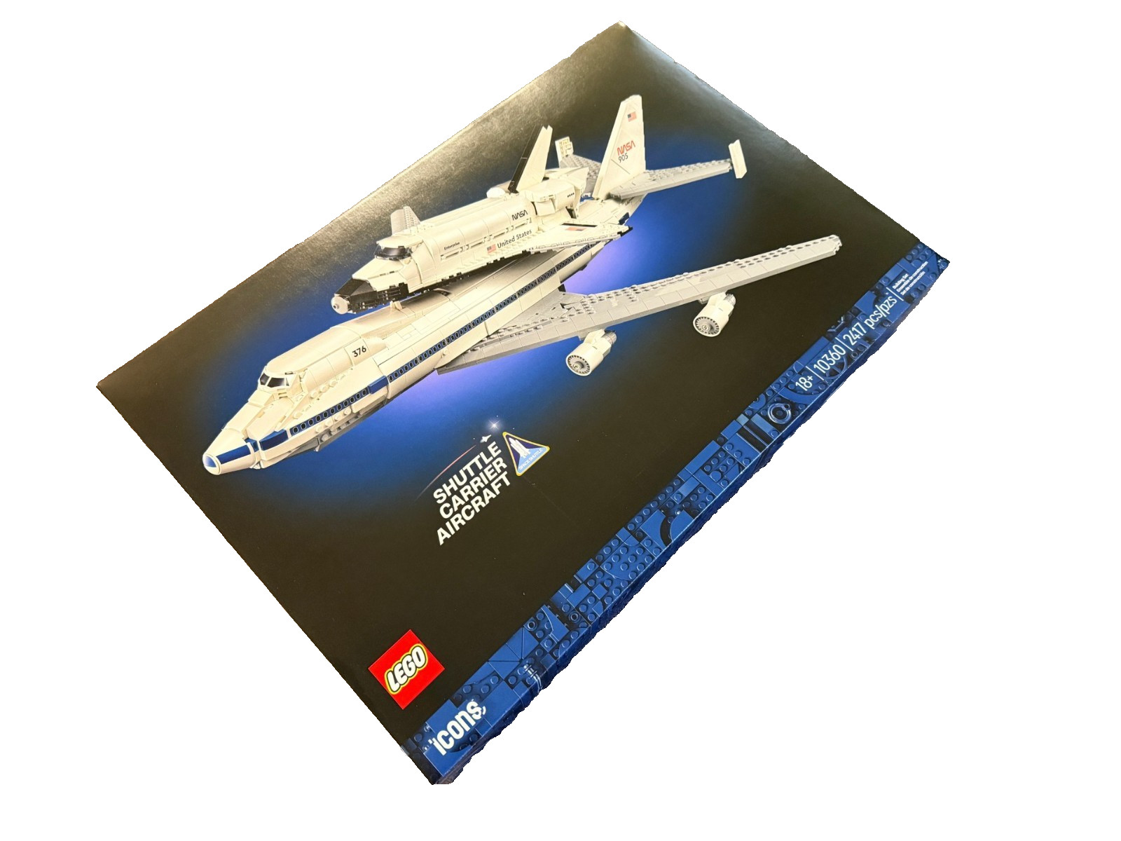 New Lego Icons 10360 Shuttle Carrier Aircraft 2417 pcs Building Set