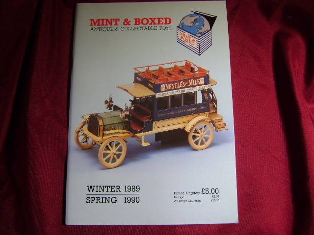 Mint & Boxed. Antique and Collectable Toys. Winter 1989 Catalog.