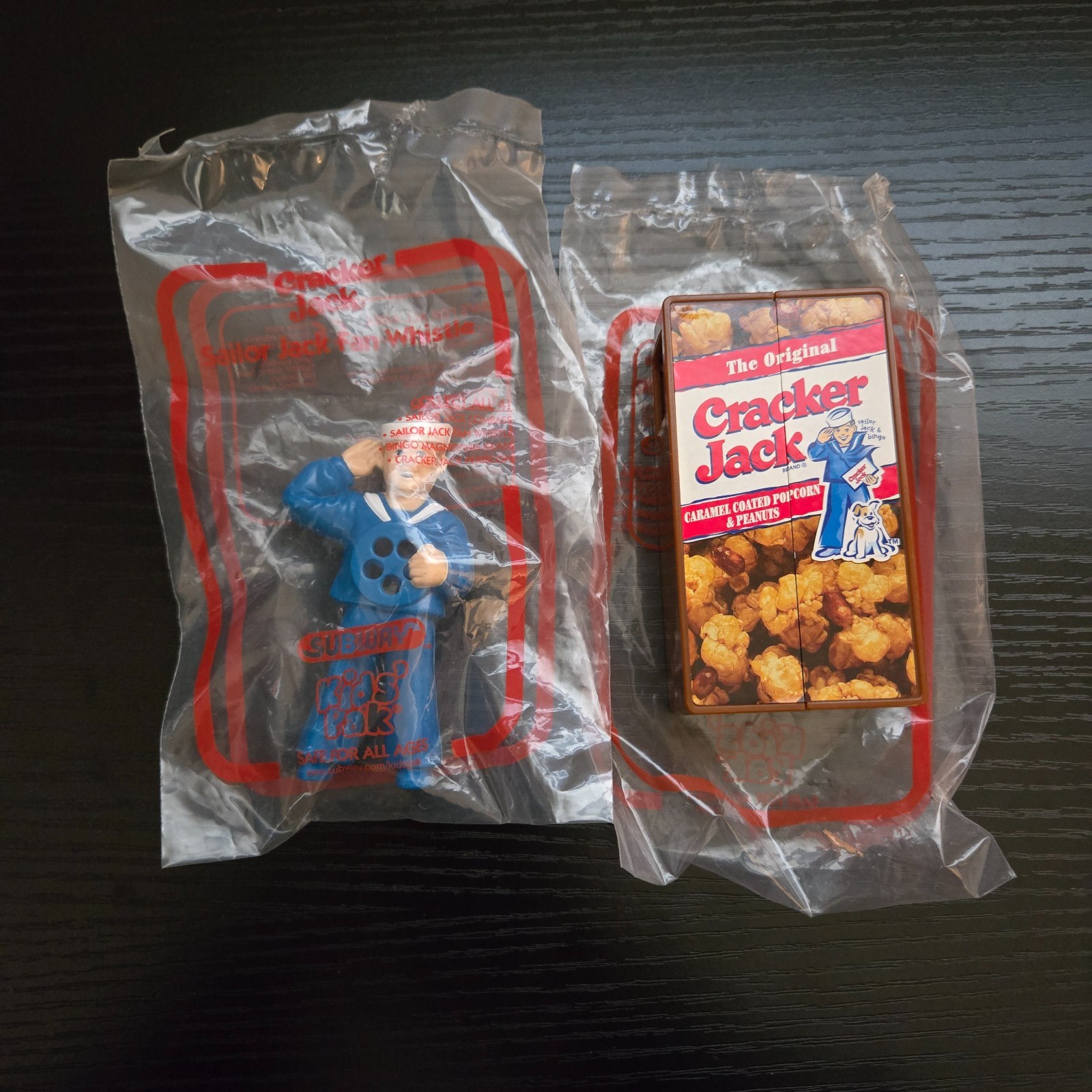 Vintage Subway 1999 Cracker Jack Sailor Collectable Toys SEALED + USED