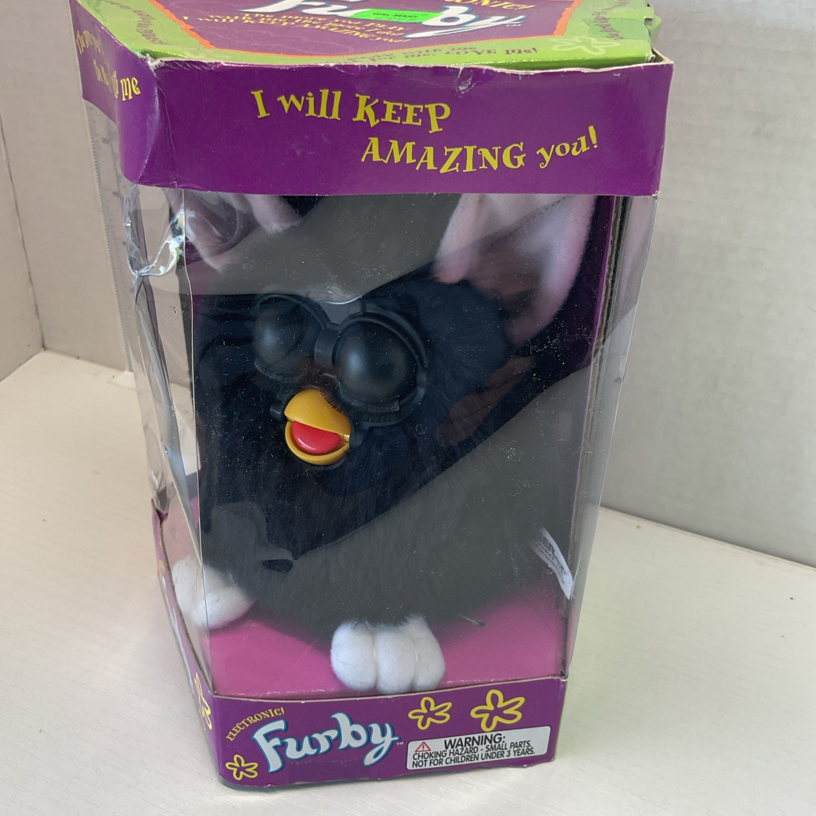 Vintage 1998 Tiger Electronics Furby Witch’s Cat Model 70-800 New