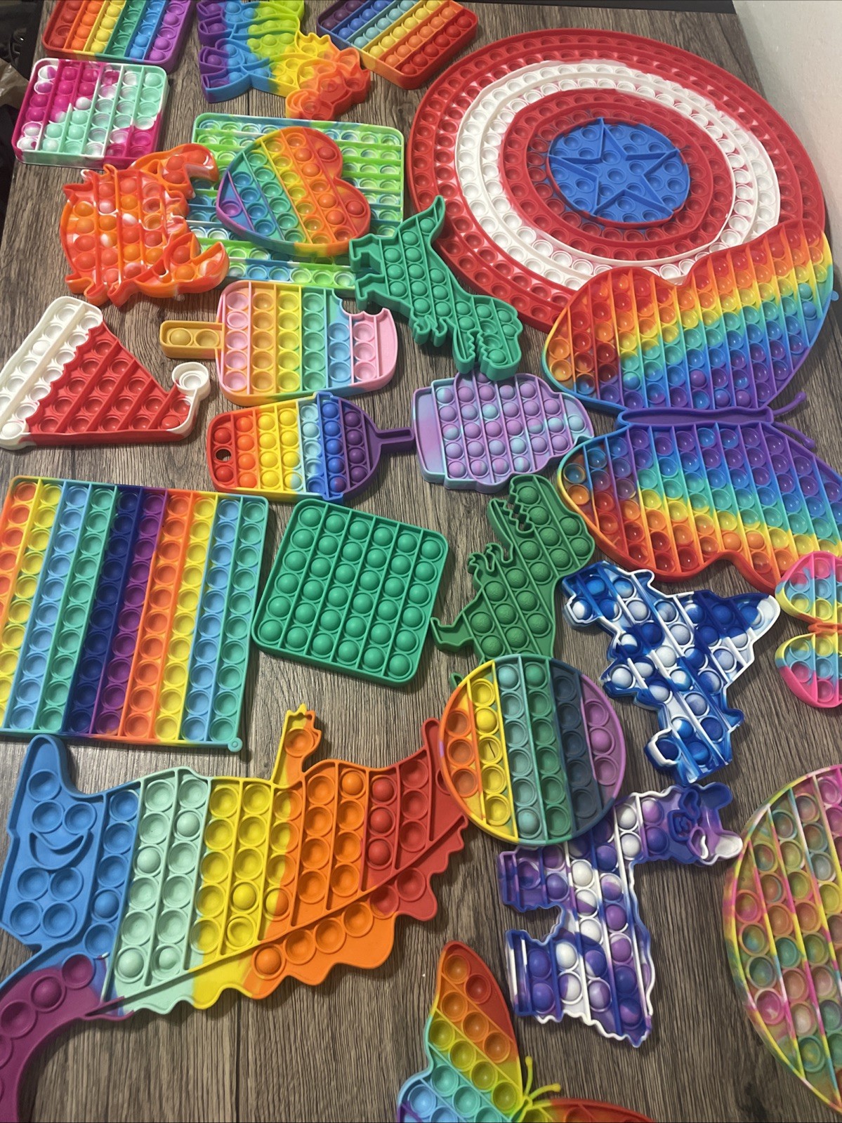 Lot Of 24 Assorted Pop-It/Fidget Toys For Kids/Sensory Play-Large Variety