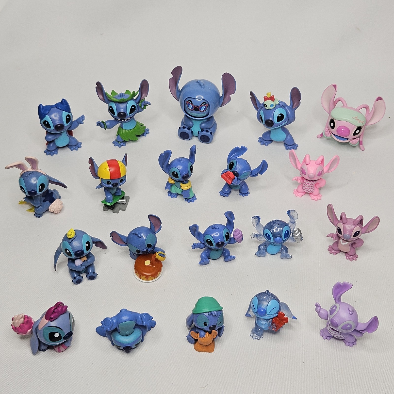 Lilo & Stitch Angel Mini Figure Lot of 20 Mixed Disney Collectable Toys 1.5”- 3″
