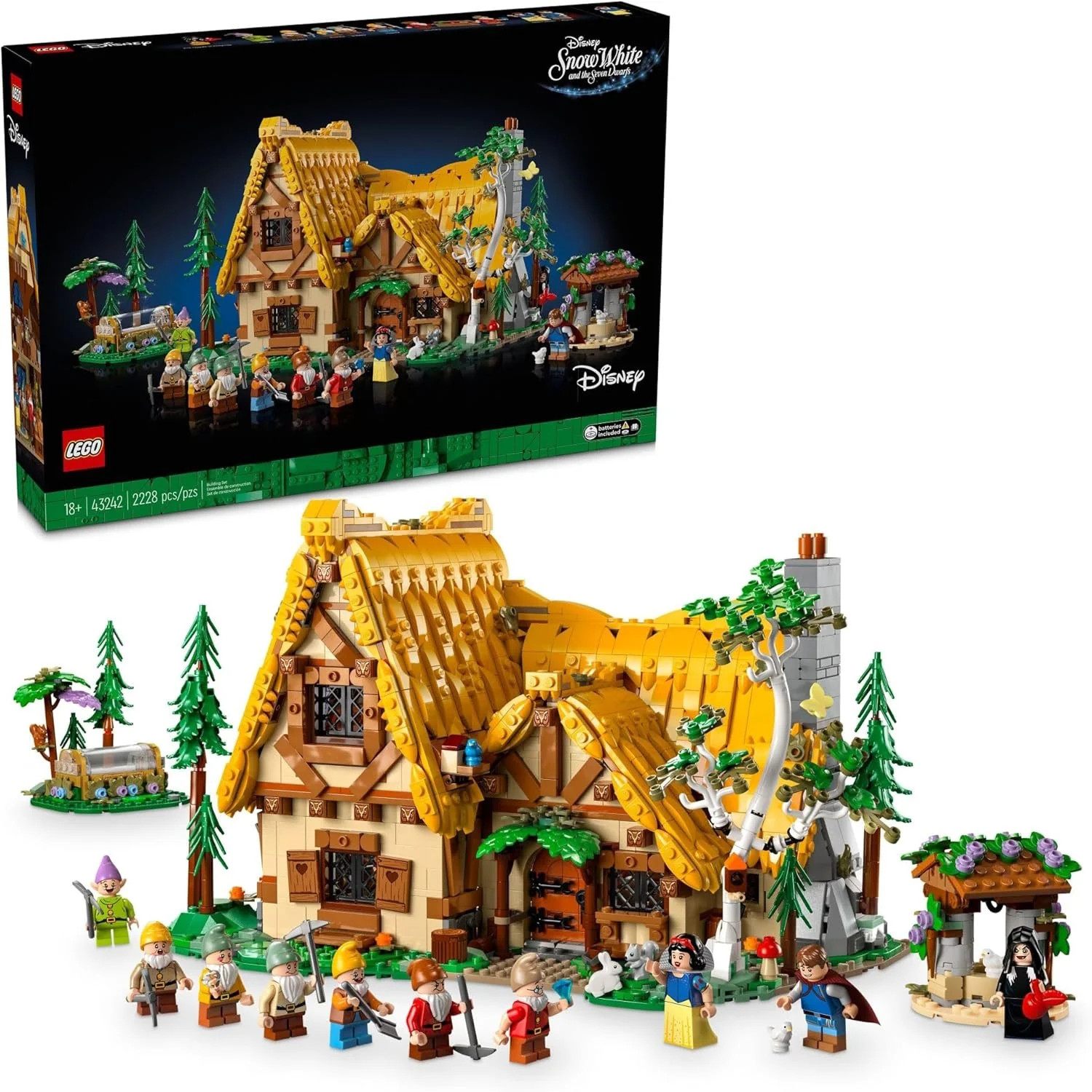 LEGO: Disney [Snow White and the Seven Dwarfs’ Cottage #43242]