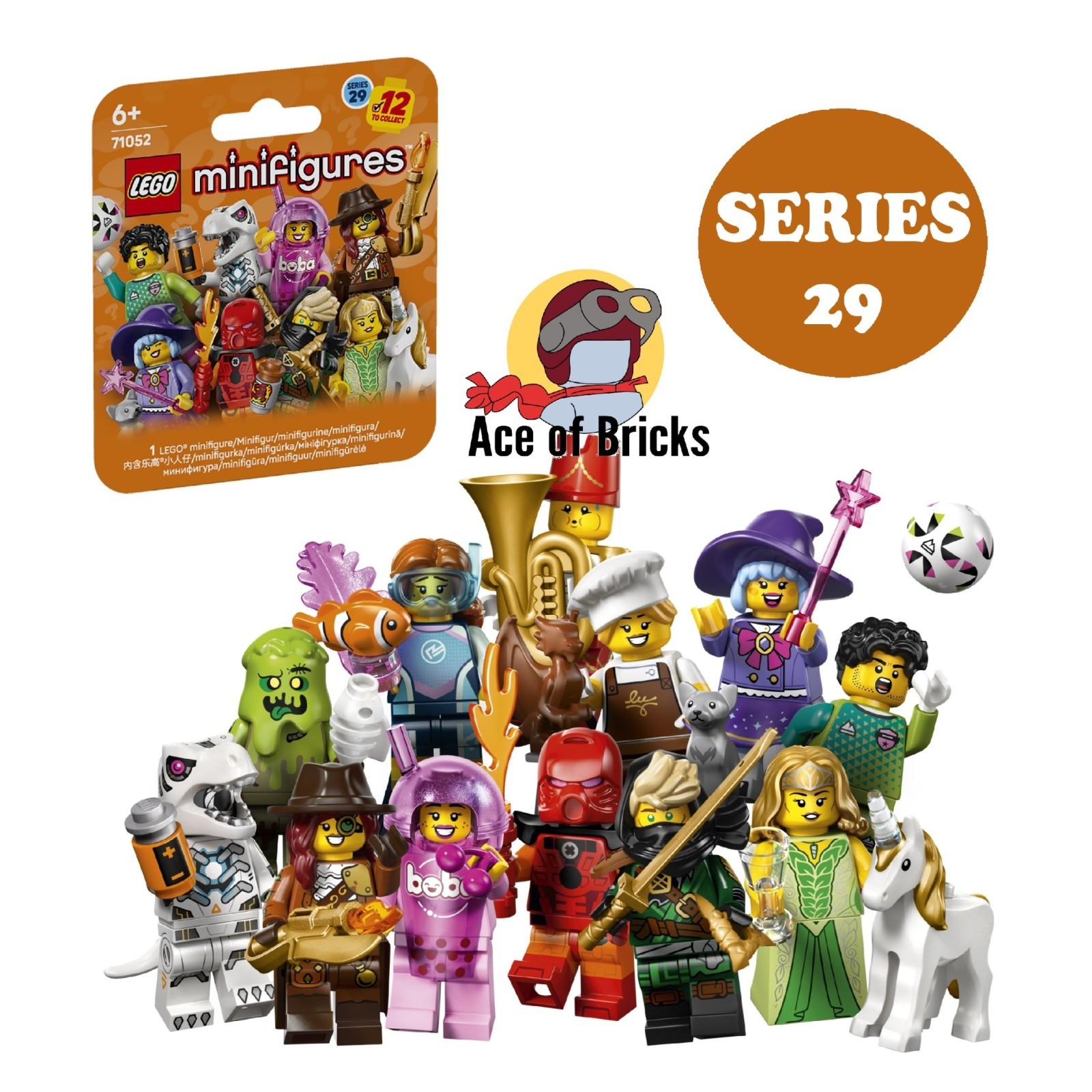 LEGO 71052 Minifigures Series 29 – Complete Set of 12  (IN STOCK)