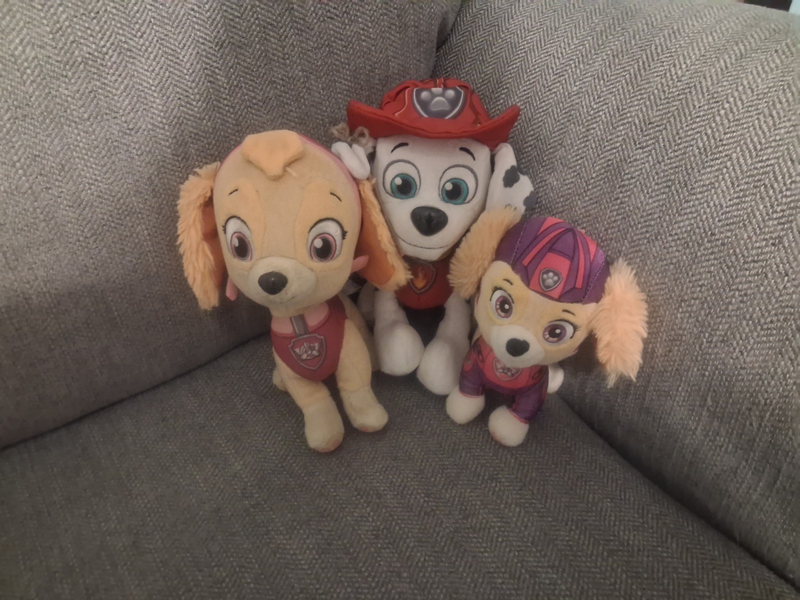Lot of 3 paw Patrol plushes