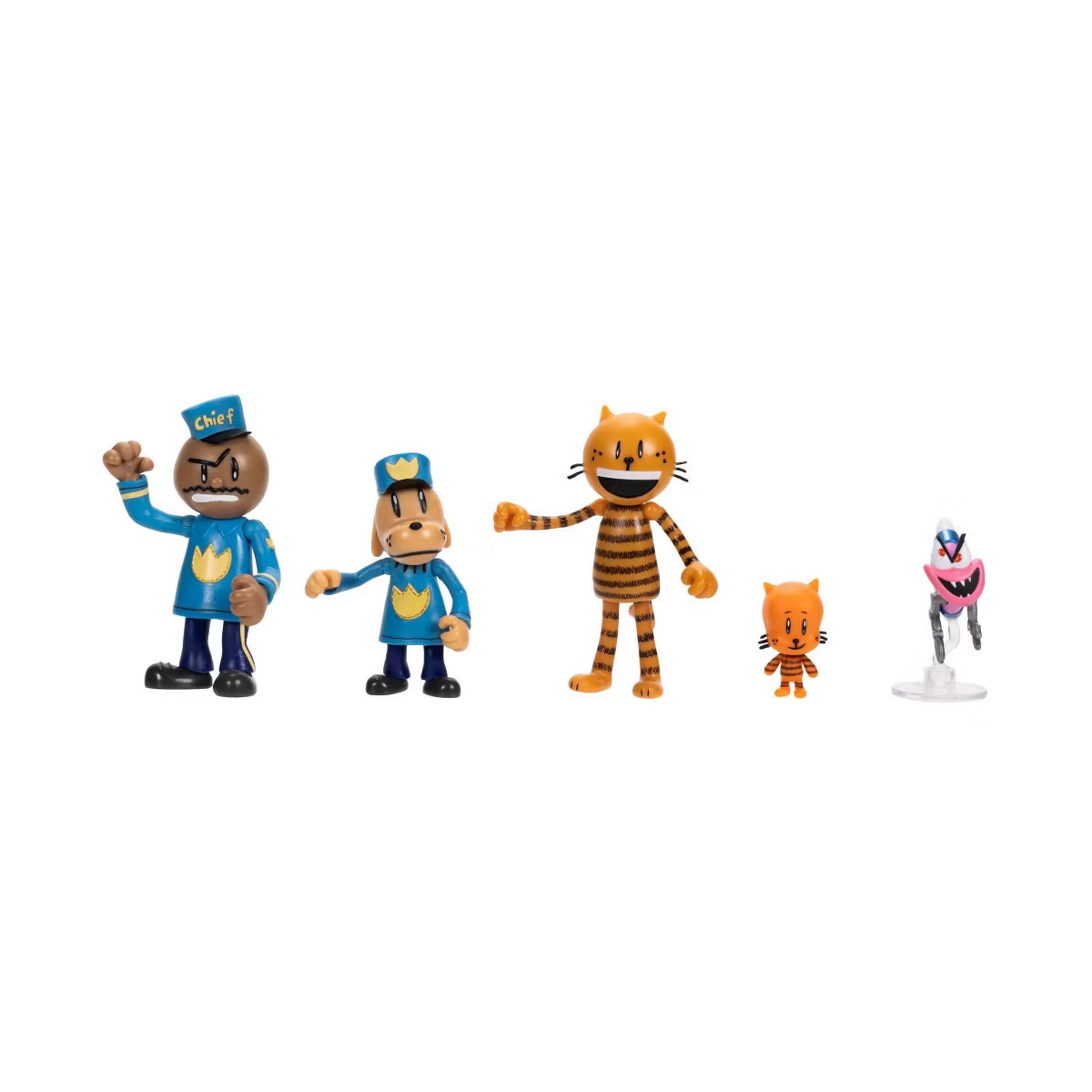 Dog Man Supa Cool Figure Pack Multipack by JAKKS Collectable Toys NIB