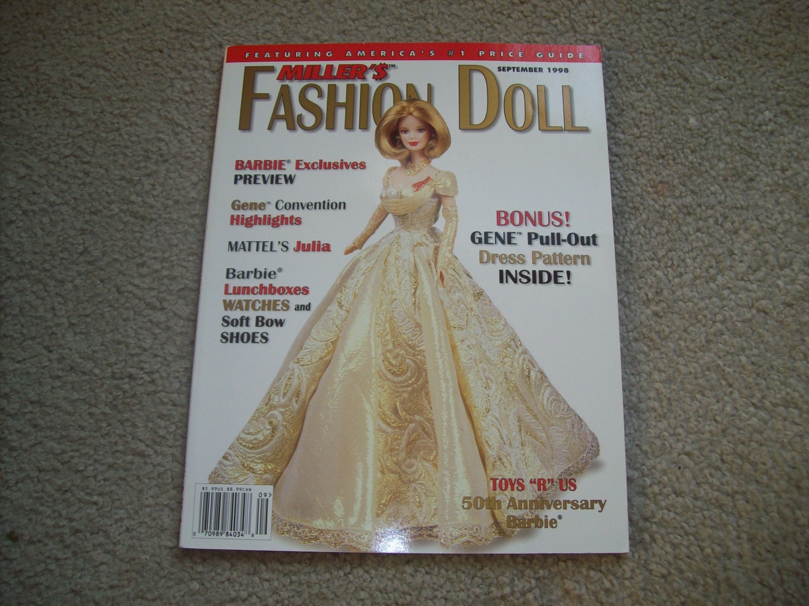 Miller’s Fashion Doll Magazine 1998 Barbie GENE Julia PRICE collectable Toys KEN