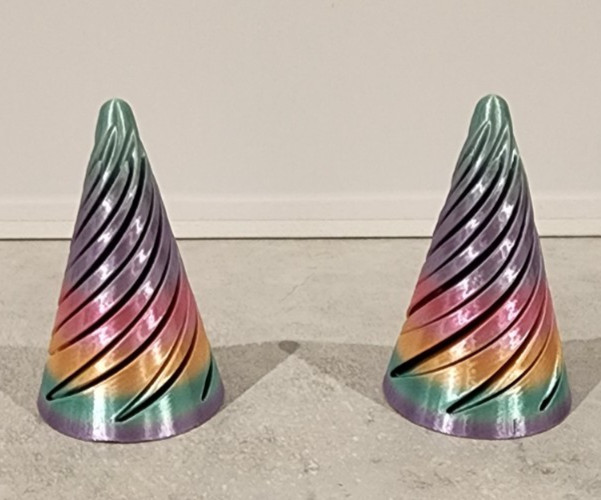 3D Printed Spiral Fidget Toys Stress Relief  USA Seller (lot of 2)