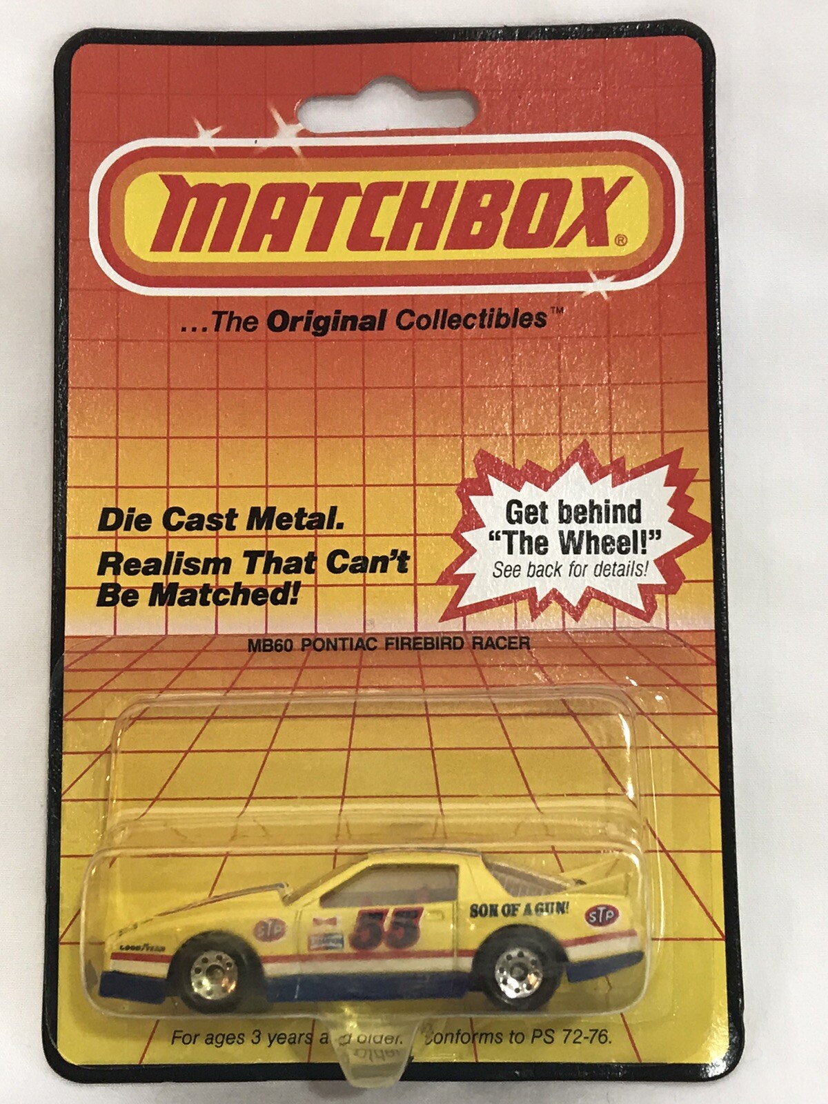 NEW 1983 MATCHBOX SUPERFAST #60 PONTIAC FIREBIRD RACER 55 STP SON OF A GUN MOC