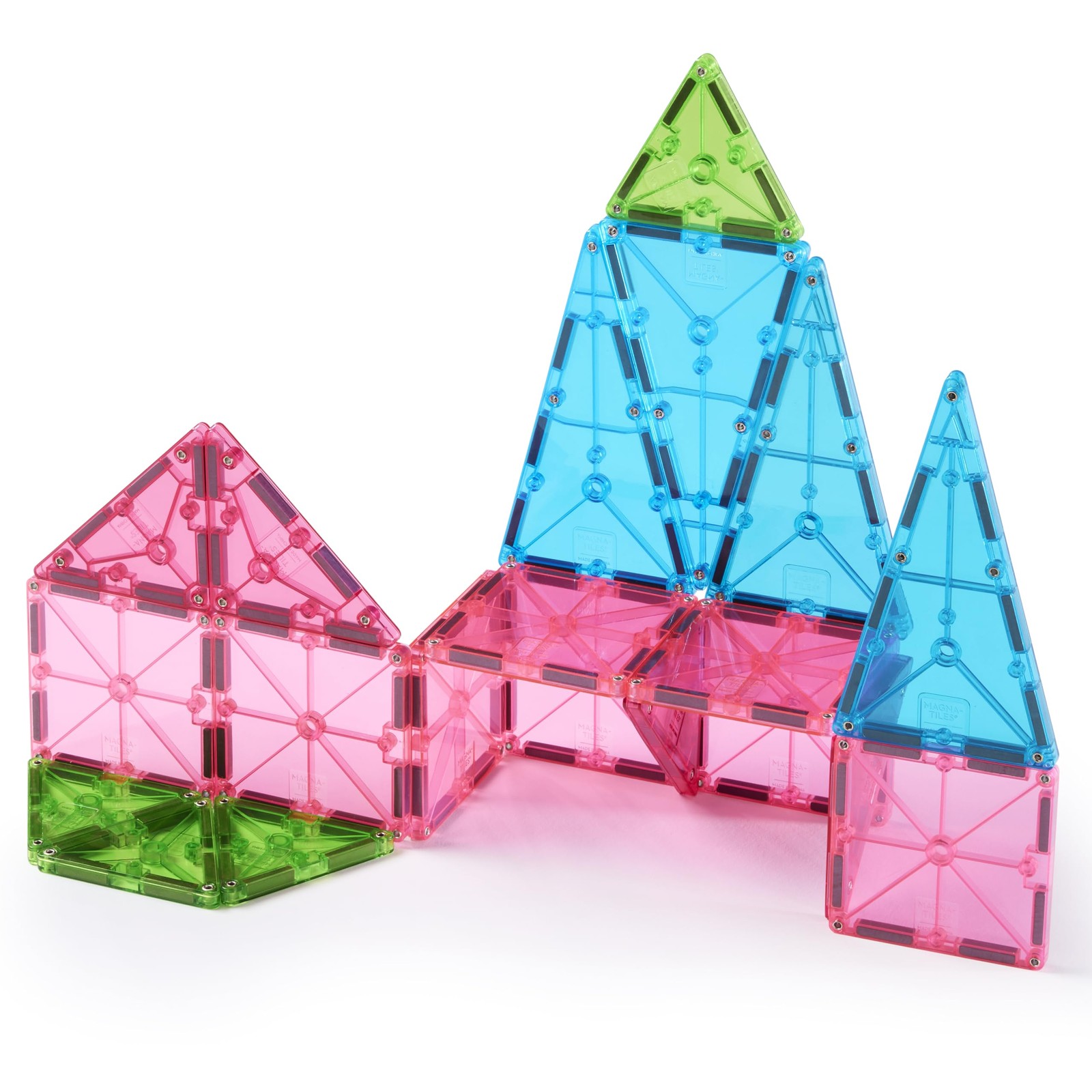 Magna-Tiles Color Shop Floral 20-Piece Magnetic Construction Set The Original