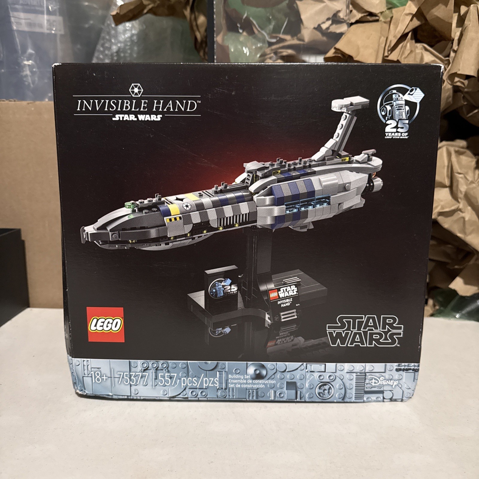 Lego Star Wars Invisible Hand Set 75377 Damaged Box