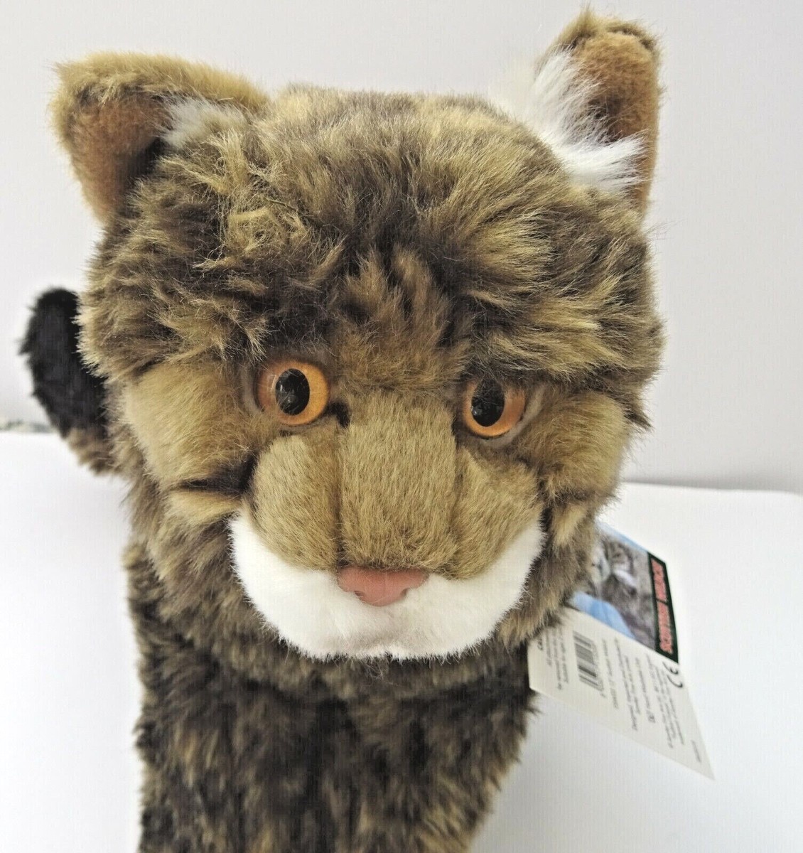 SCOTTISH WILD CAT 12″ HAND MADE PLUSH TOY CAT CAN BE PERSONALISED & GIFT WRAPPED