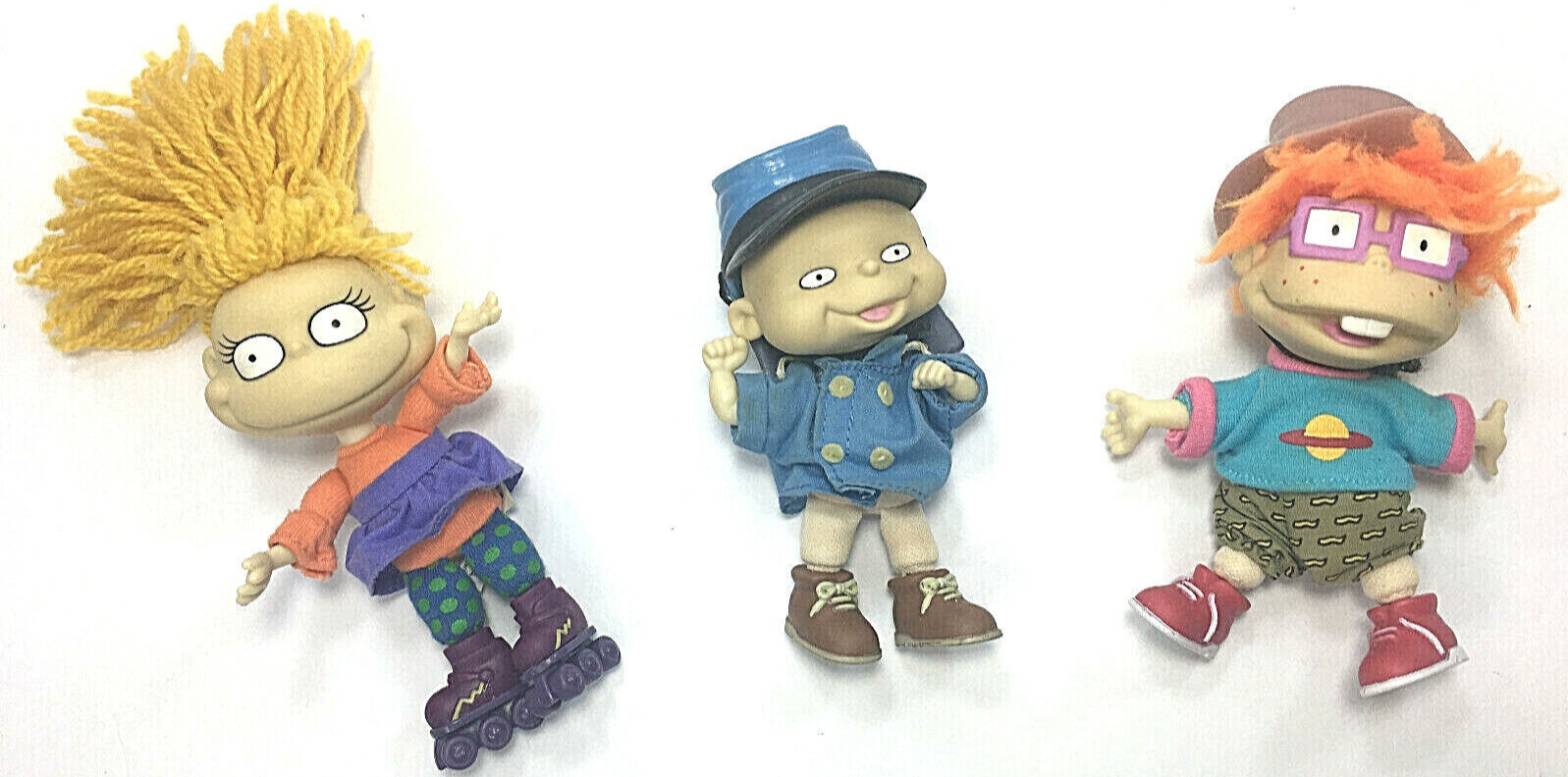 Rugrats Movie Dolls Action Figurines Lot of 3 Dolls 4″ Vintage 90s