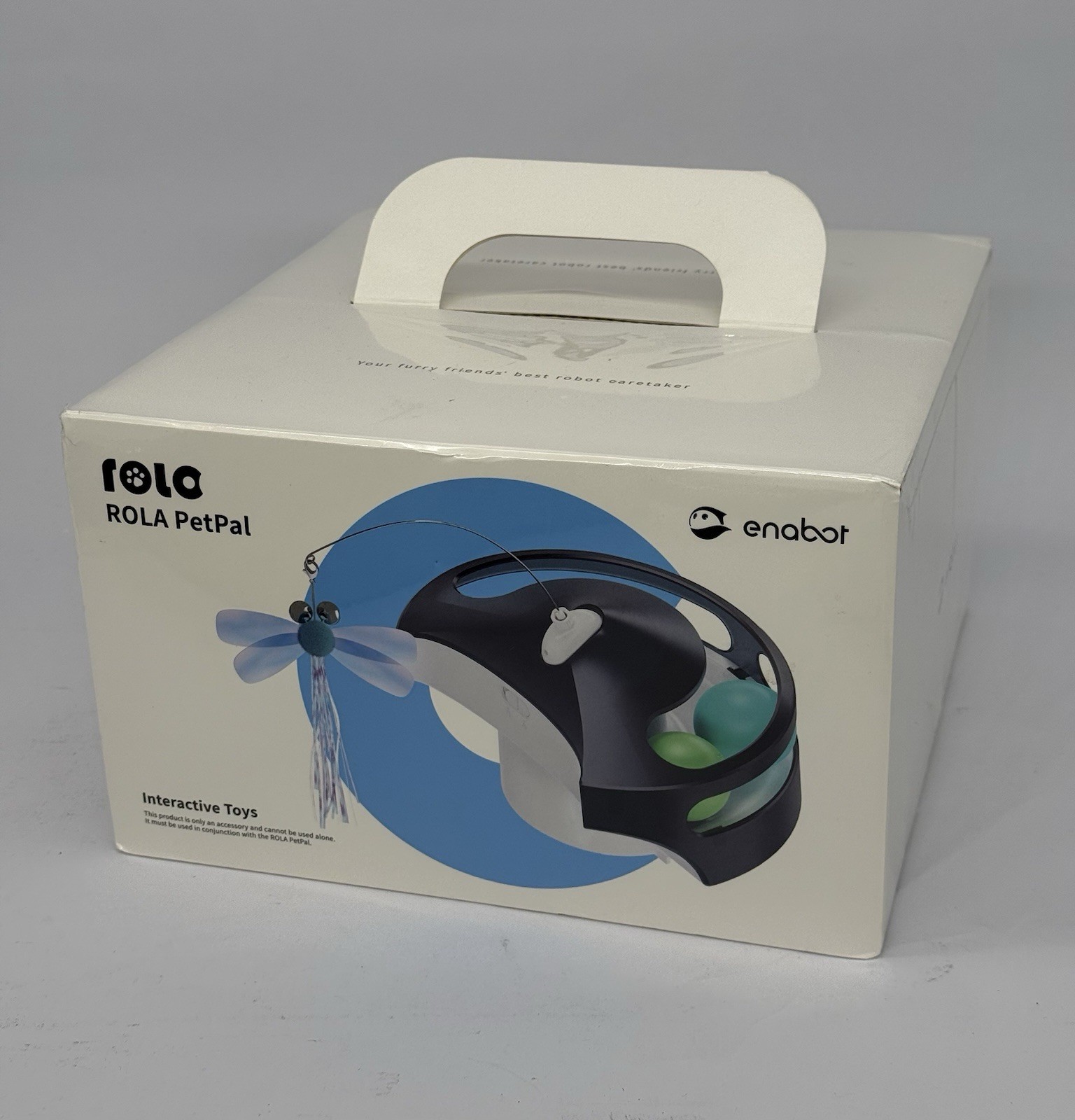 Enabot Rola Pet Pal Interactive Toys RPPI3 Cat Toy Accessory Sealed New